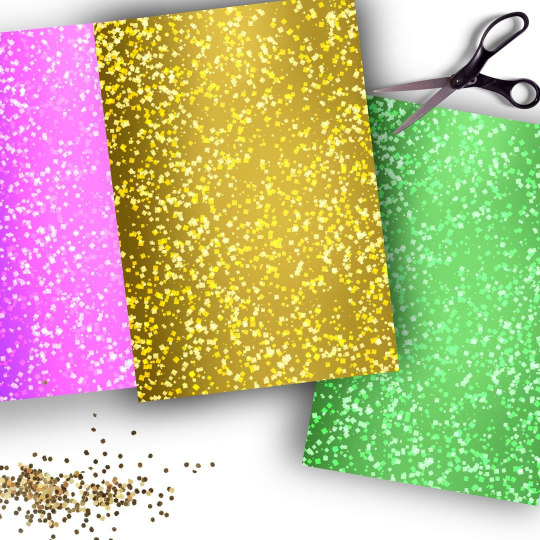 80 glam glitter digital paper - KY designX