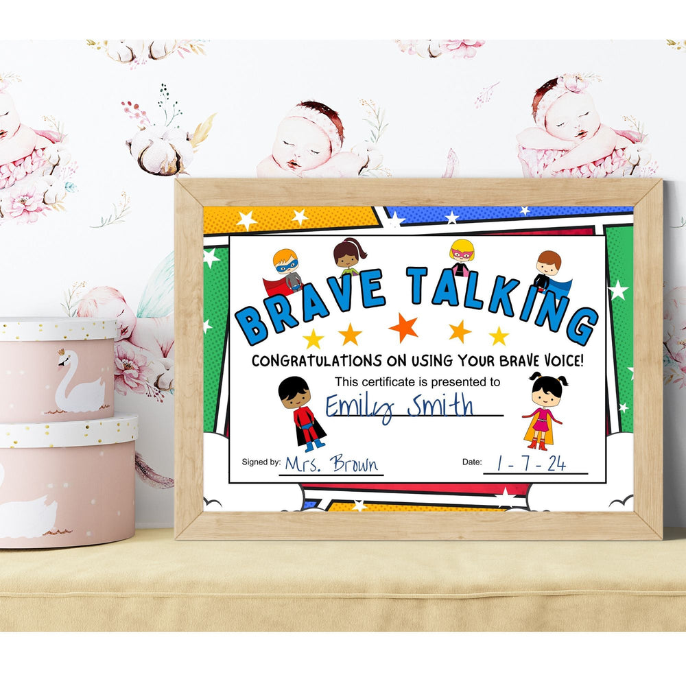 Brave Talking Certificate for Exposure Therapy - KY designX