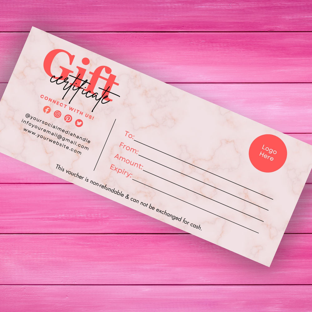 Customizable Gift Card for Enterprise Owners - KY designX