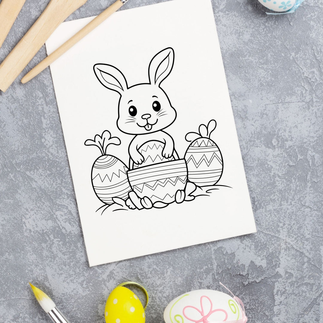Free Easter Printable Coloring Book - KY designX