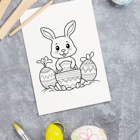 Free Easter Printable Coloring Book - KY designX