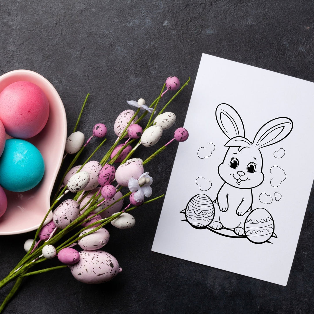 Free Easter Printable Coloring Book - KY designX