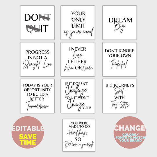 Free Entrepreneurs Motivational Instagram templates - KY designX