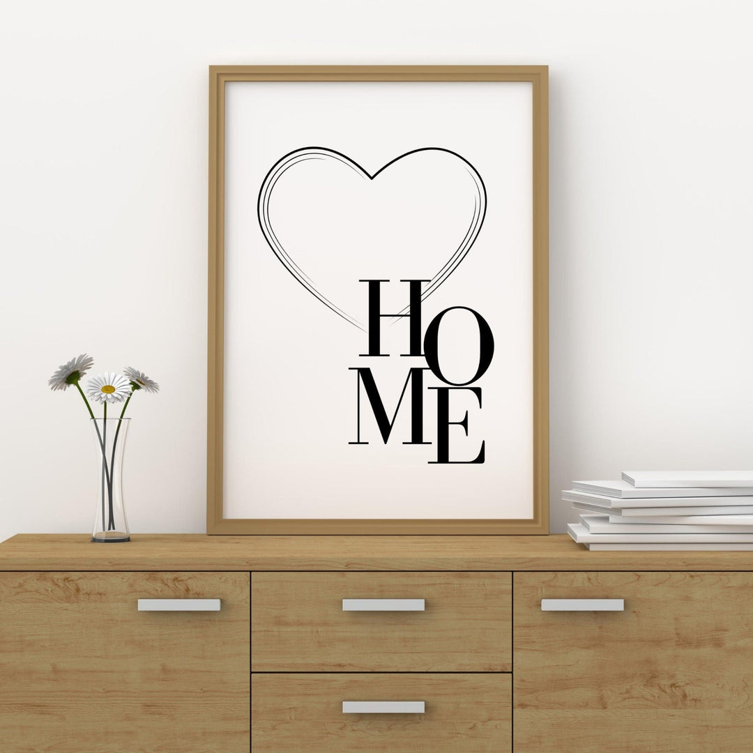 Free Home Sign Printable Wall Art - KY designX