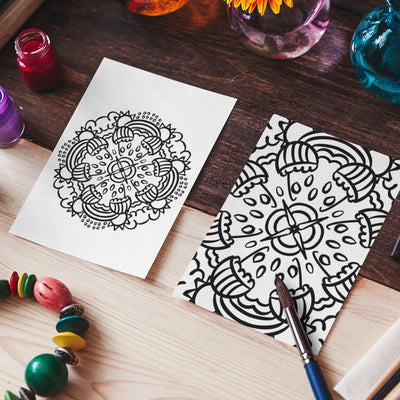 Free Mindfulness Mandala coloring pages