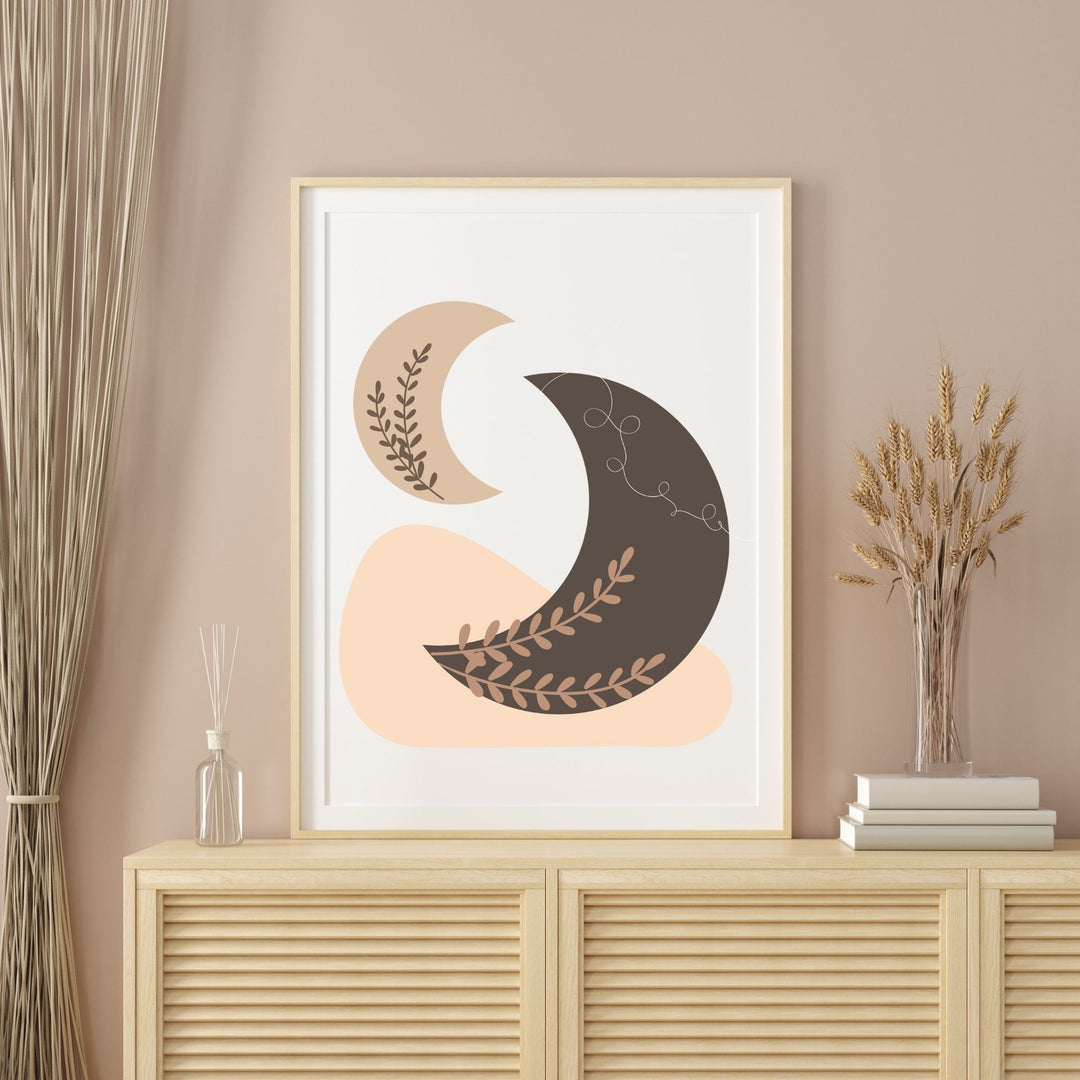 Free Minimalist boho art print - KY designX