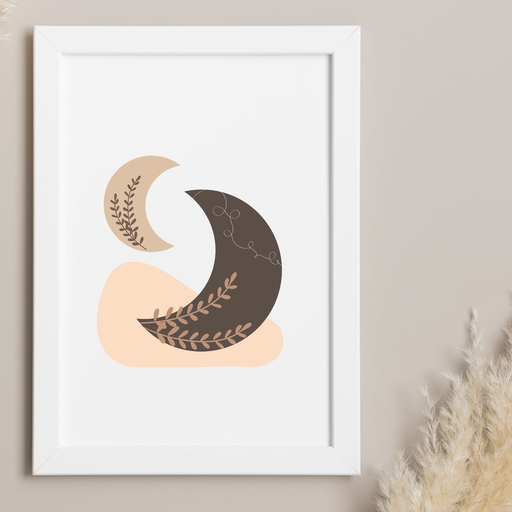 Free Minimalist boho art print - KY designX