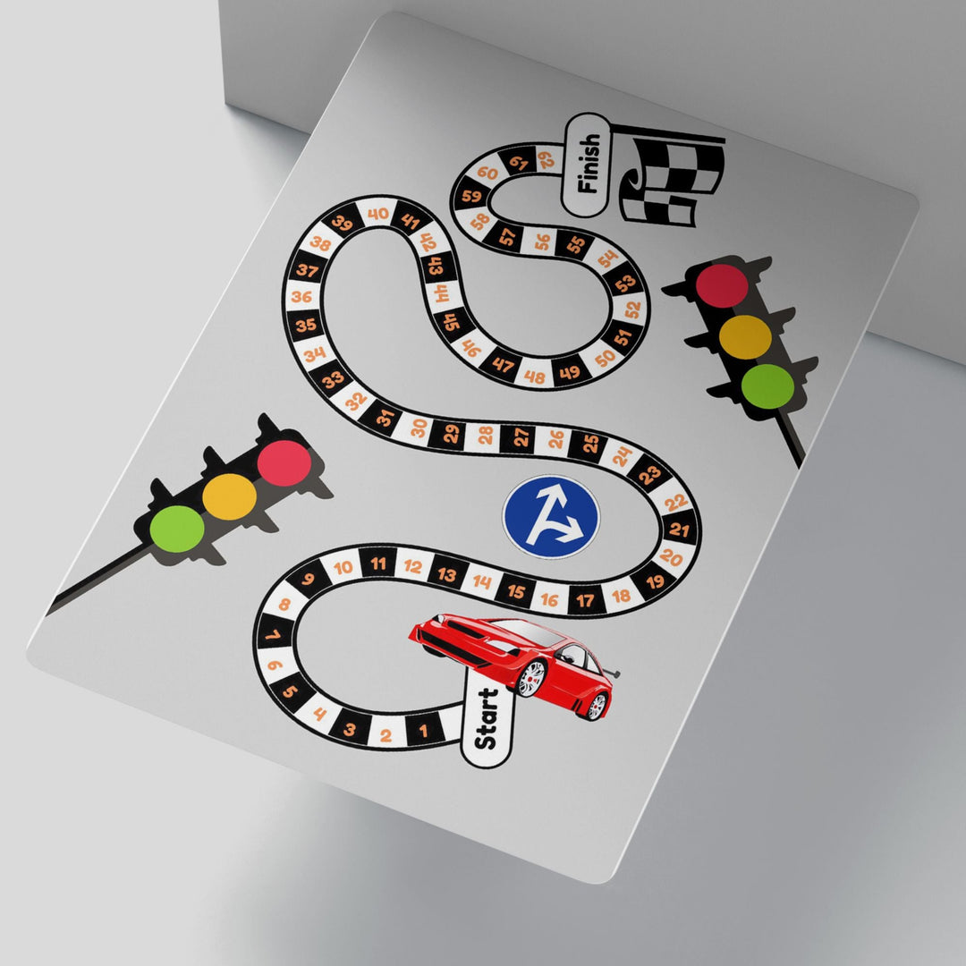 Free Printable Car Racing Board Game - KY designX