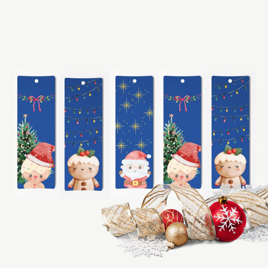 Free Printable Christmas Bookmarks for Children - KY designX