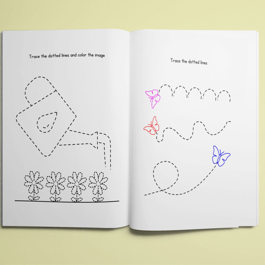 Free Printable Spring Tracing Workbook - KY designX