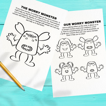 Free printable The worry monster