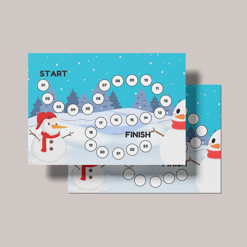 Free Printable Winter Board Game - KY designX