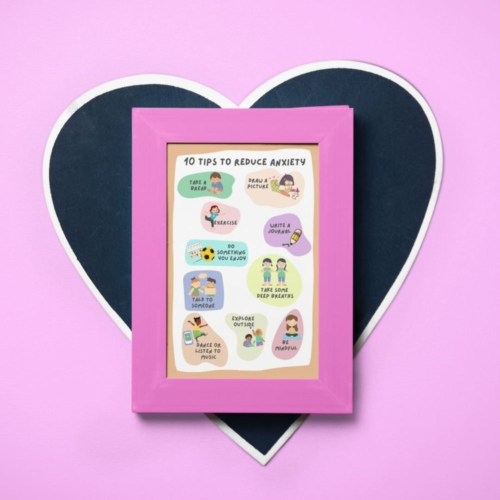 Free reducing Anxiety in Children Poster - KY designX