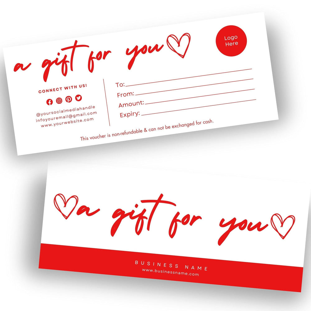 Gift Certificate template tailored for Small Businesses - KY designX