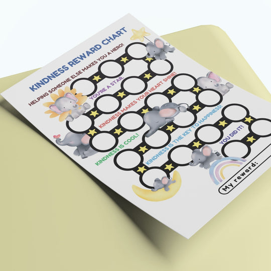 Kindness Reward Chart for young children - KY designX