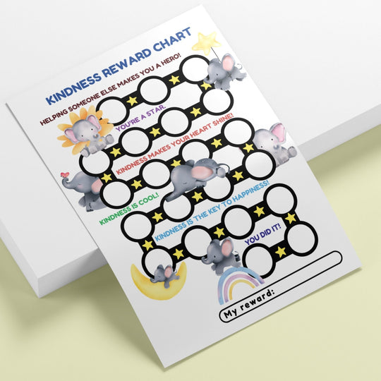 Kindness Reward Chart for young children - KY designX