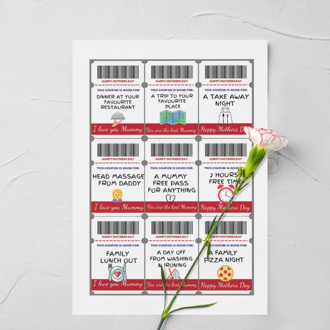 Mothers day printables coupons - KY designX
