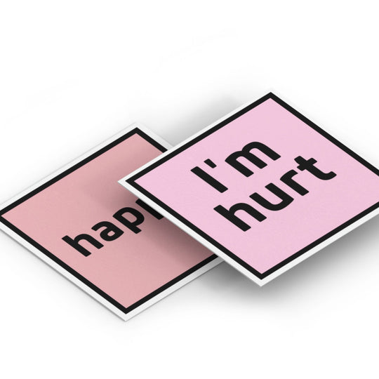 Pink printable Communication Cards - KY designX