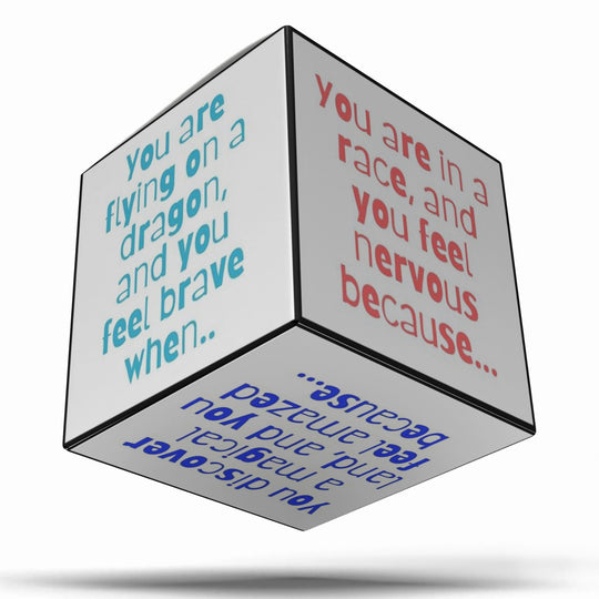 Printable Adventure Emotion Dice for Kids - KY designX