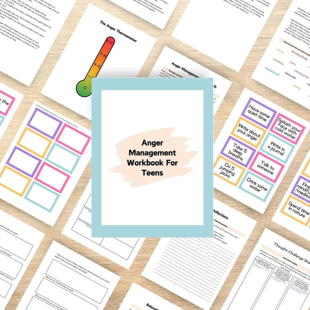Printable Anger Management Workbook for Teens - KY designX