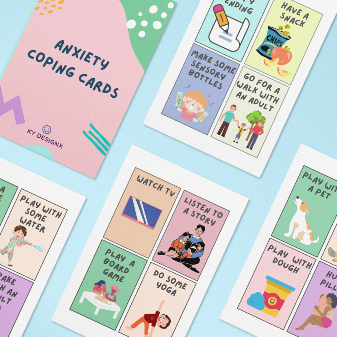 Printable Anxiety Coping Cards for Children - KY designX