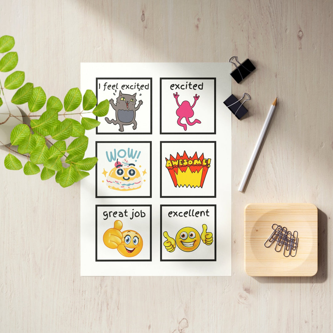 Printable Communication Cards for children - KY designX