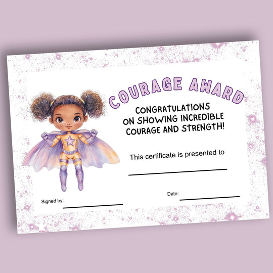 Printable Courage Award for Children - KY designX