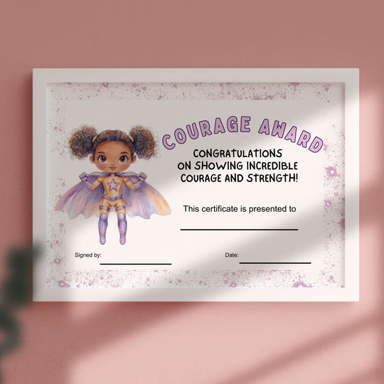 Printable Courage Award for Children - KY designX