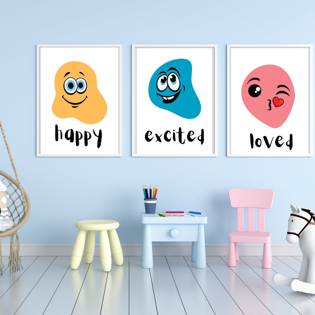 Printable feelings flashcards for children - KY designX