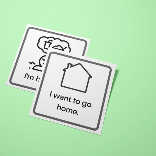 printable picture Communication Cards for children - KY designX
