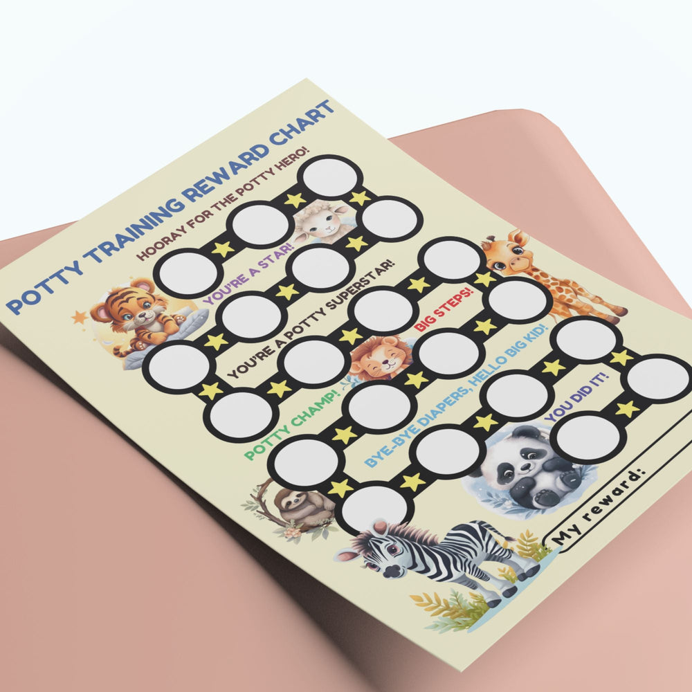 Printable Potty Training Reward Chart - KY designX