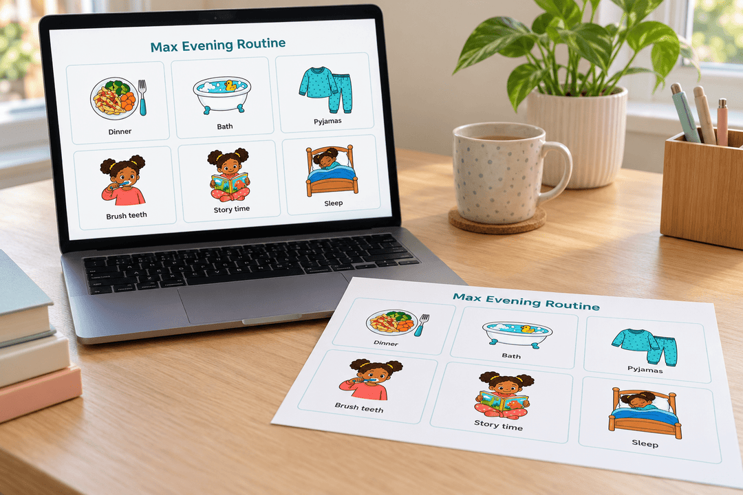 Create a Personalised Visual Routine for Your Child – Try Our New Free Routine Builder