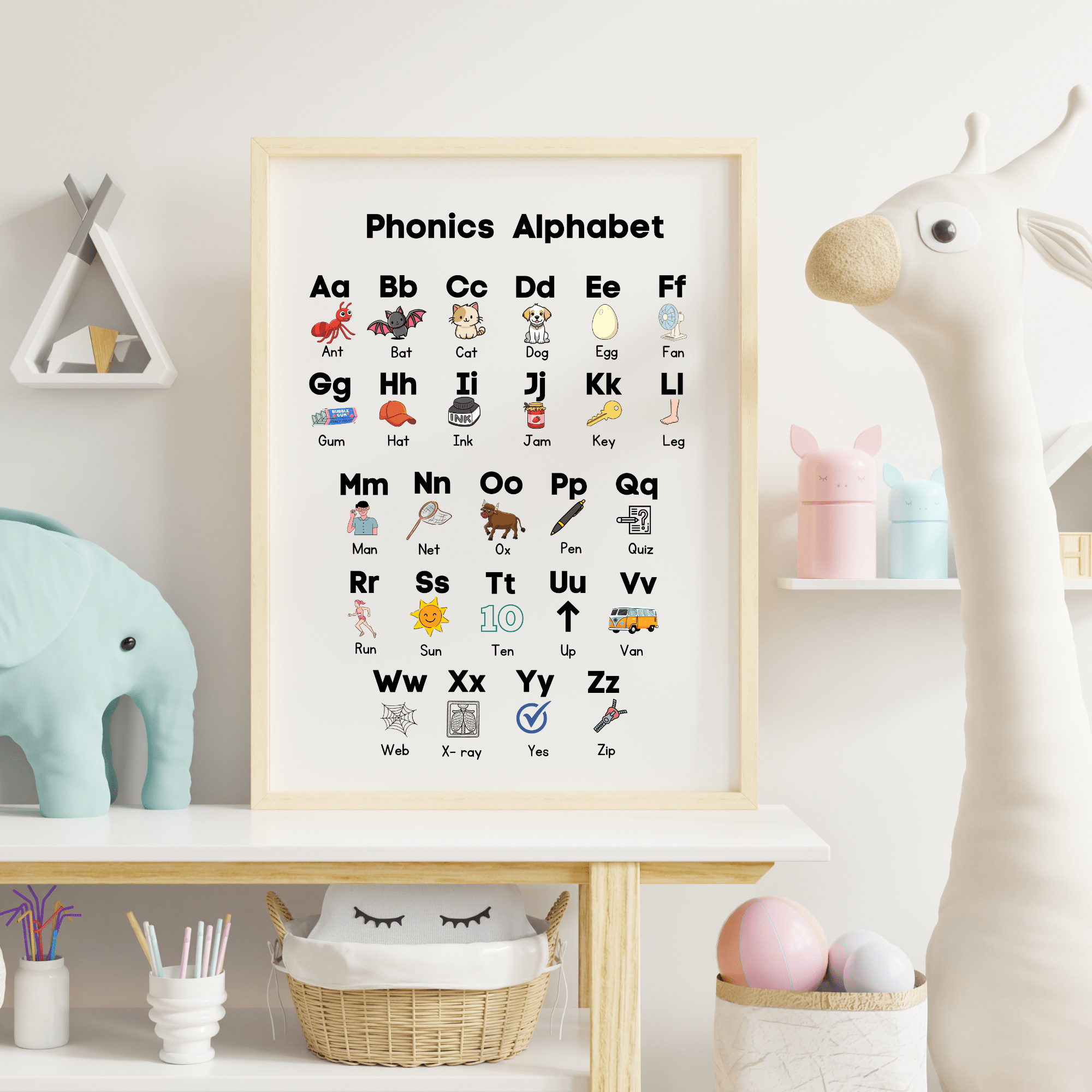 Kids Educational Wall Art