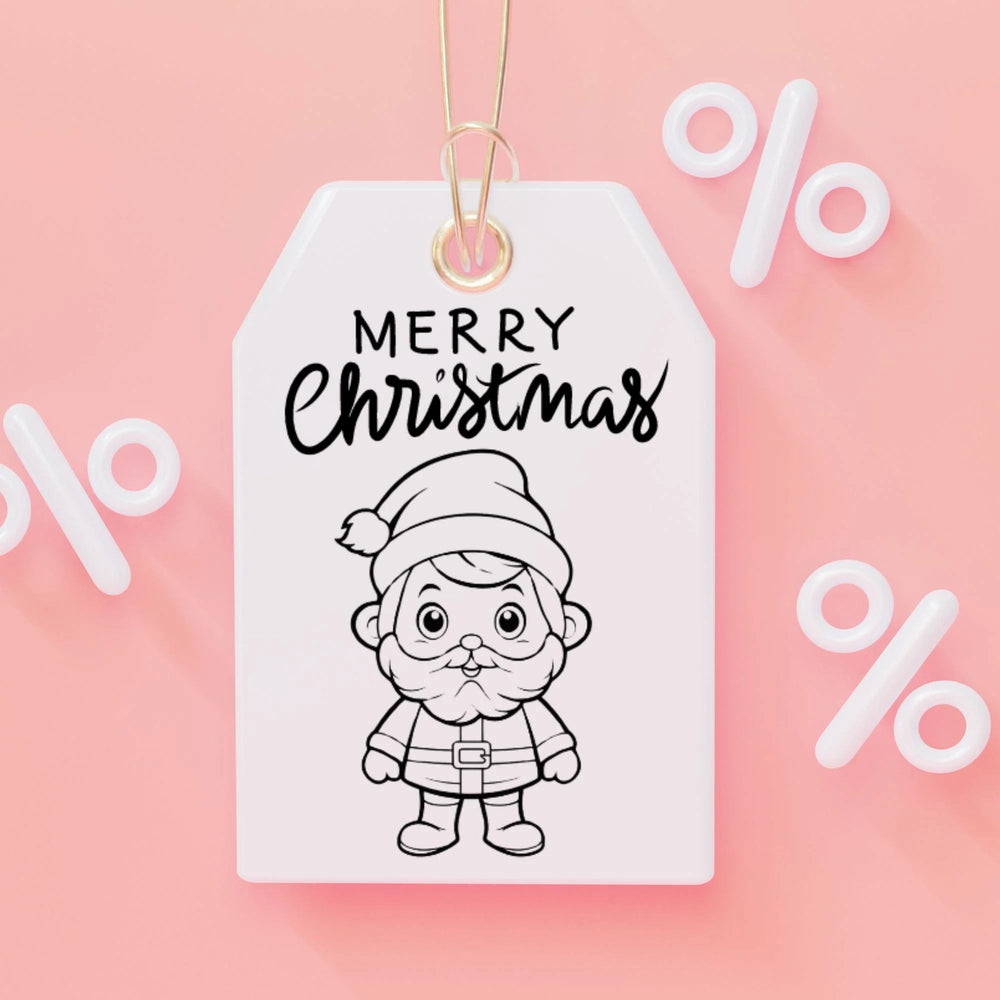 100 Printable Christmas Colorable Gift Tags - KY designX
