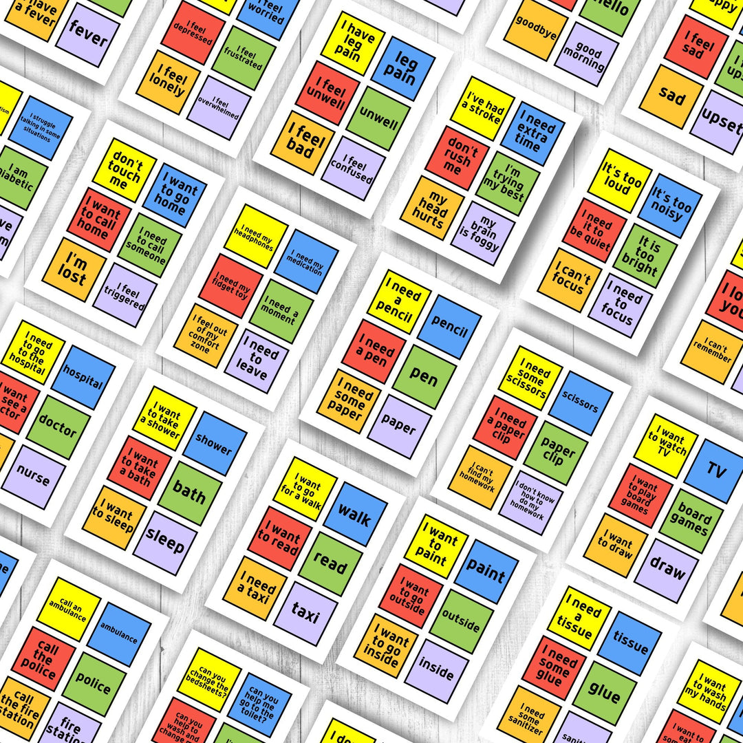 204 printable Communication Cards - KY designX