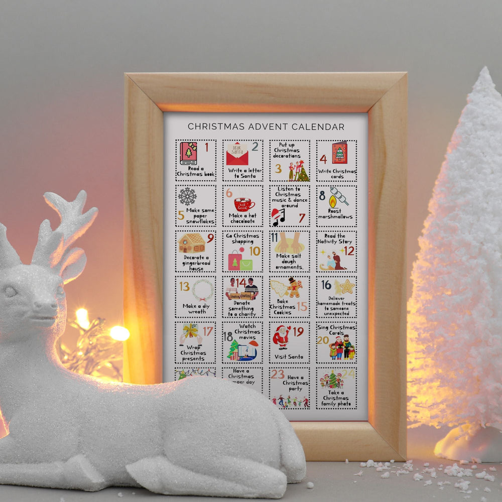 24 Days of Family Activities Advent Calendar - KY designX