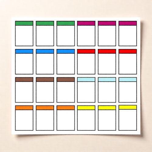 DIY Blank Printable Board Game