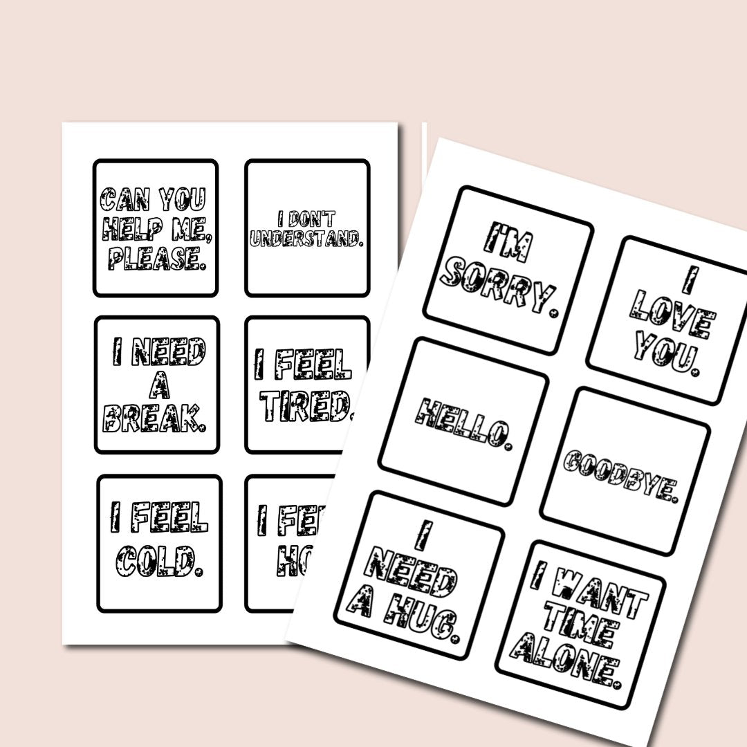 47 Printable communication Cards - KY designX