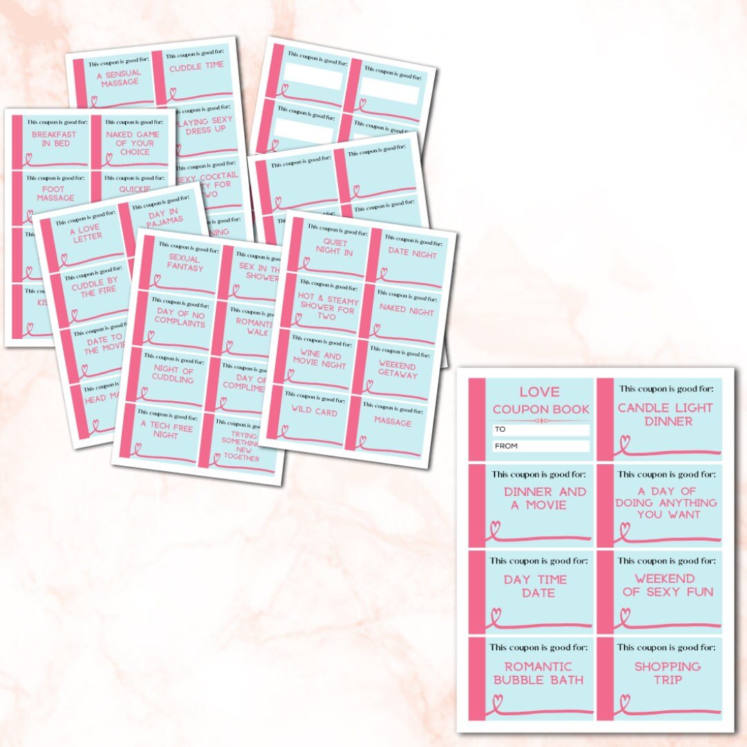 47 Printable Love Coupons - KY designX