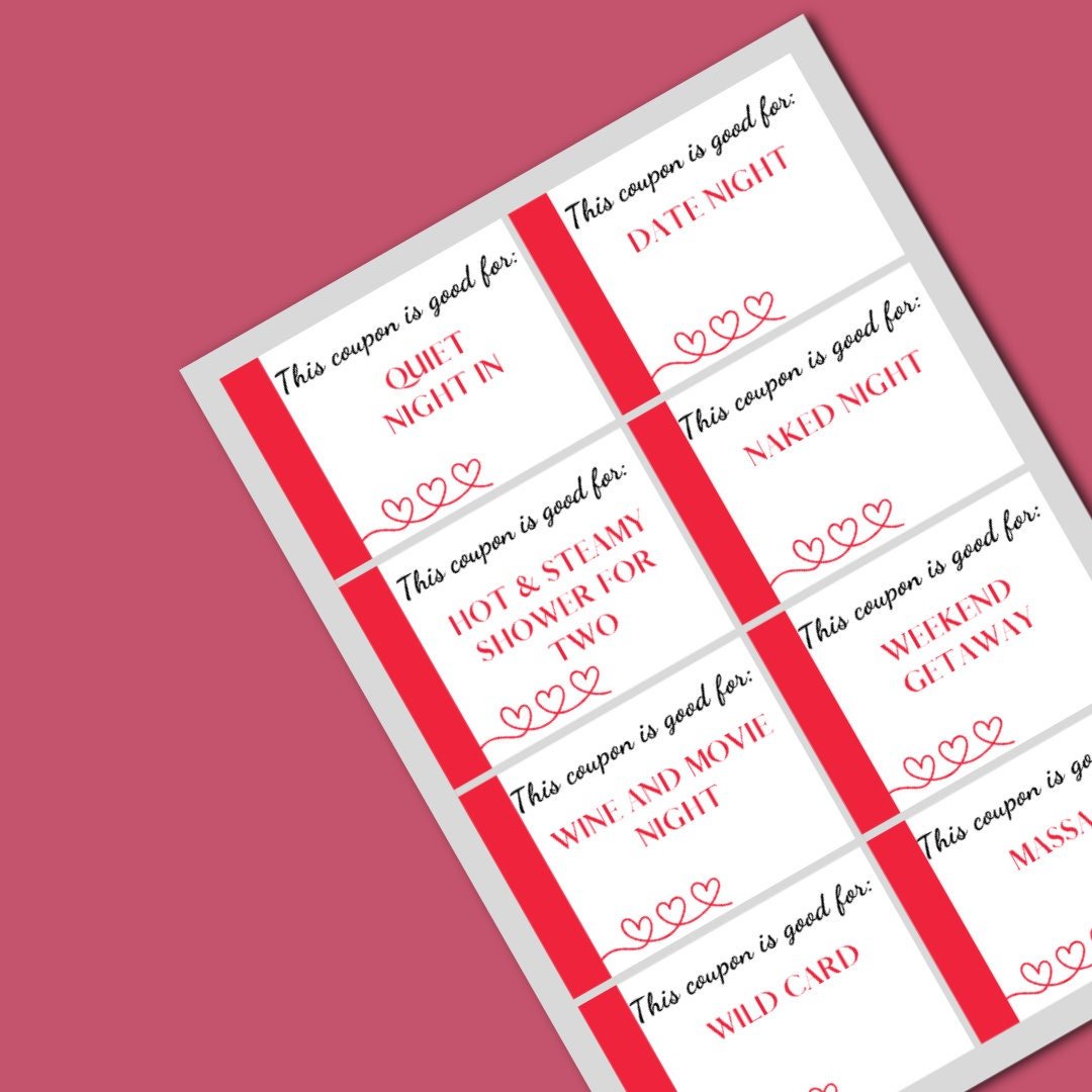 47 Printable Love Coupons - KY designX