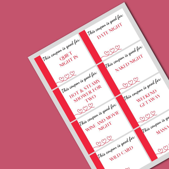 47 Printable Love Coupons - KY designX