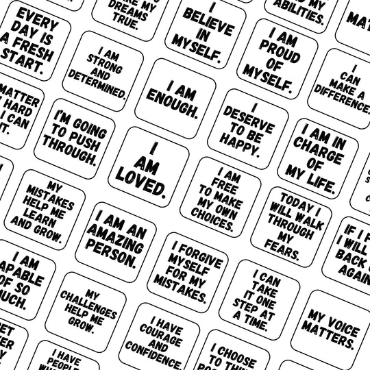 Affirmation & Mindfulness Cards for Kids, Teens & Adults