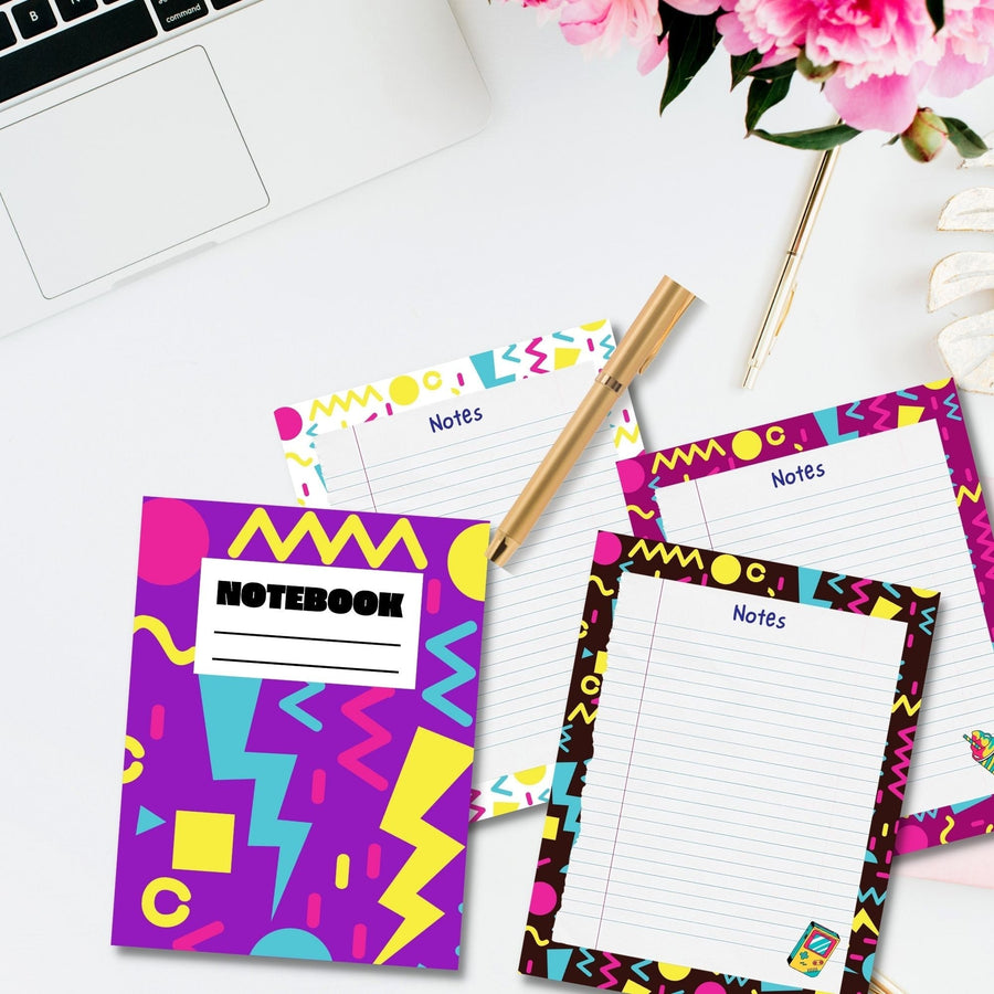 90s nostalgia printable Notebook - KY designX