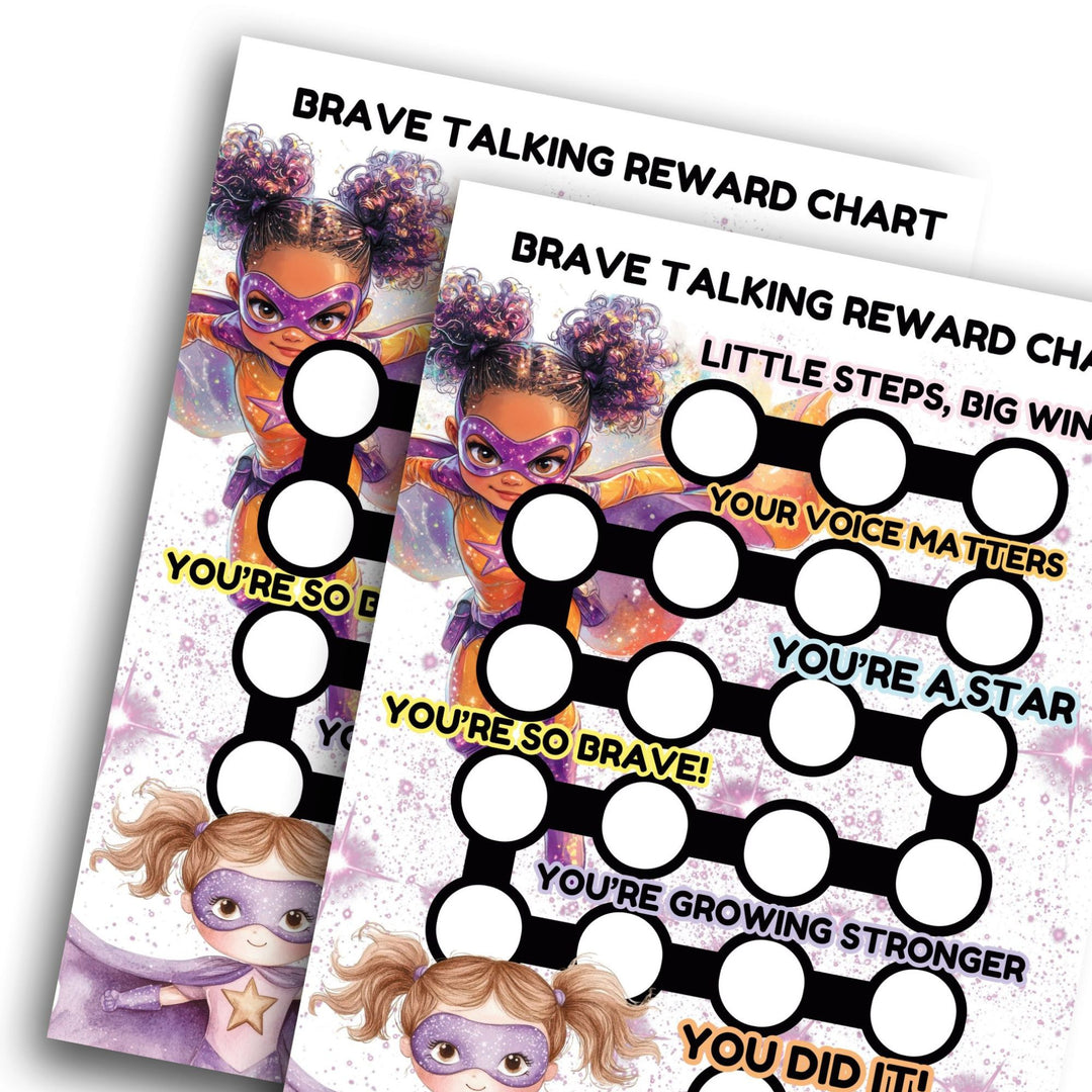 two reward charts on a white background