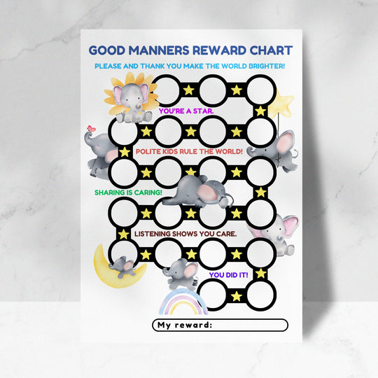 A Good Manners Printable Reward Chart