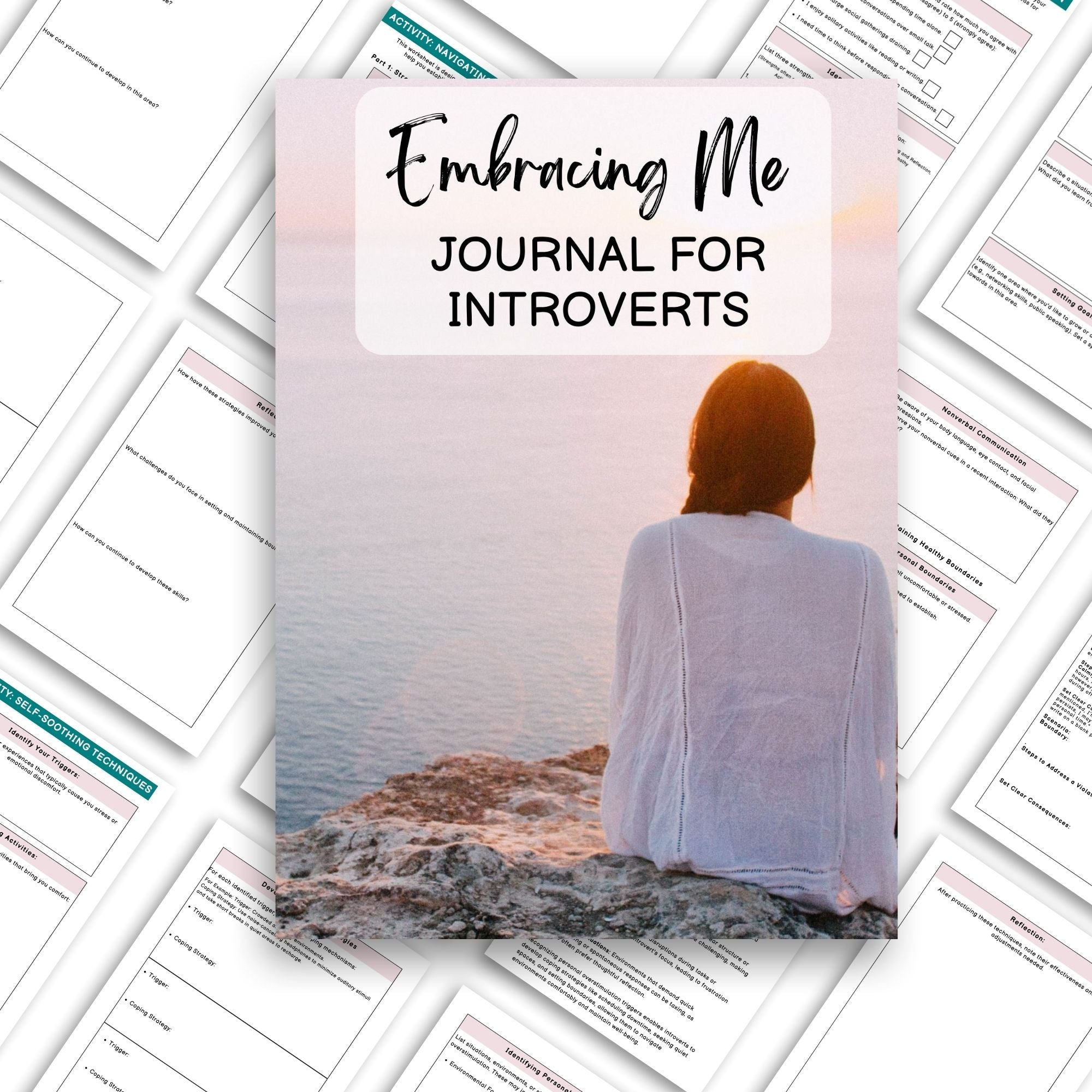 a Printable Personal growth journal for introverts