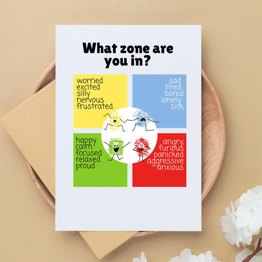 Printable Emotional Regulation Chart for Kids