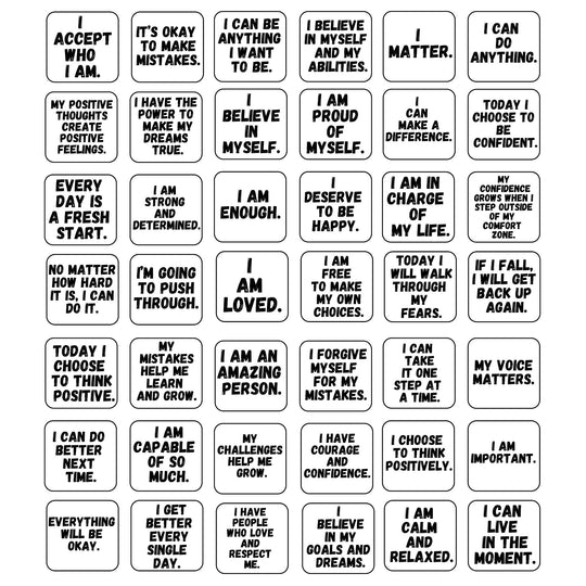 Affirmation & Mindfulness Cards for Kids, Teens & Adults - KY designX