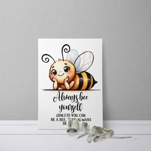 Always be yourself – Printable Greeting Card - KY designX