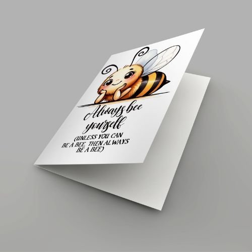 Always be yourself – Printable Greeting Card - KY designX